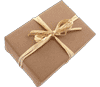Present wrapped with string