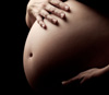Belly of a pregnant woman