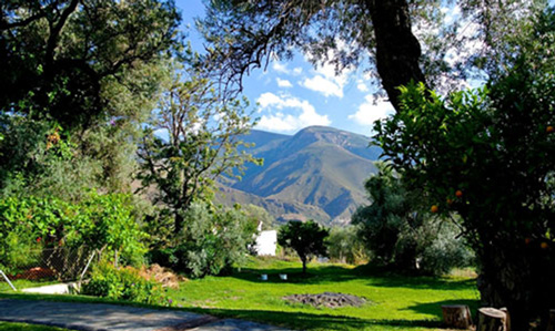 View of Orgiva, Spain